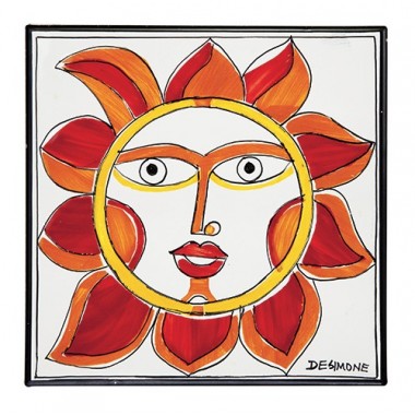 Sun Wall Tile Folk PI297FK-04S Sun Wall Tile Folk PI297FK-04S